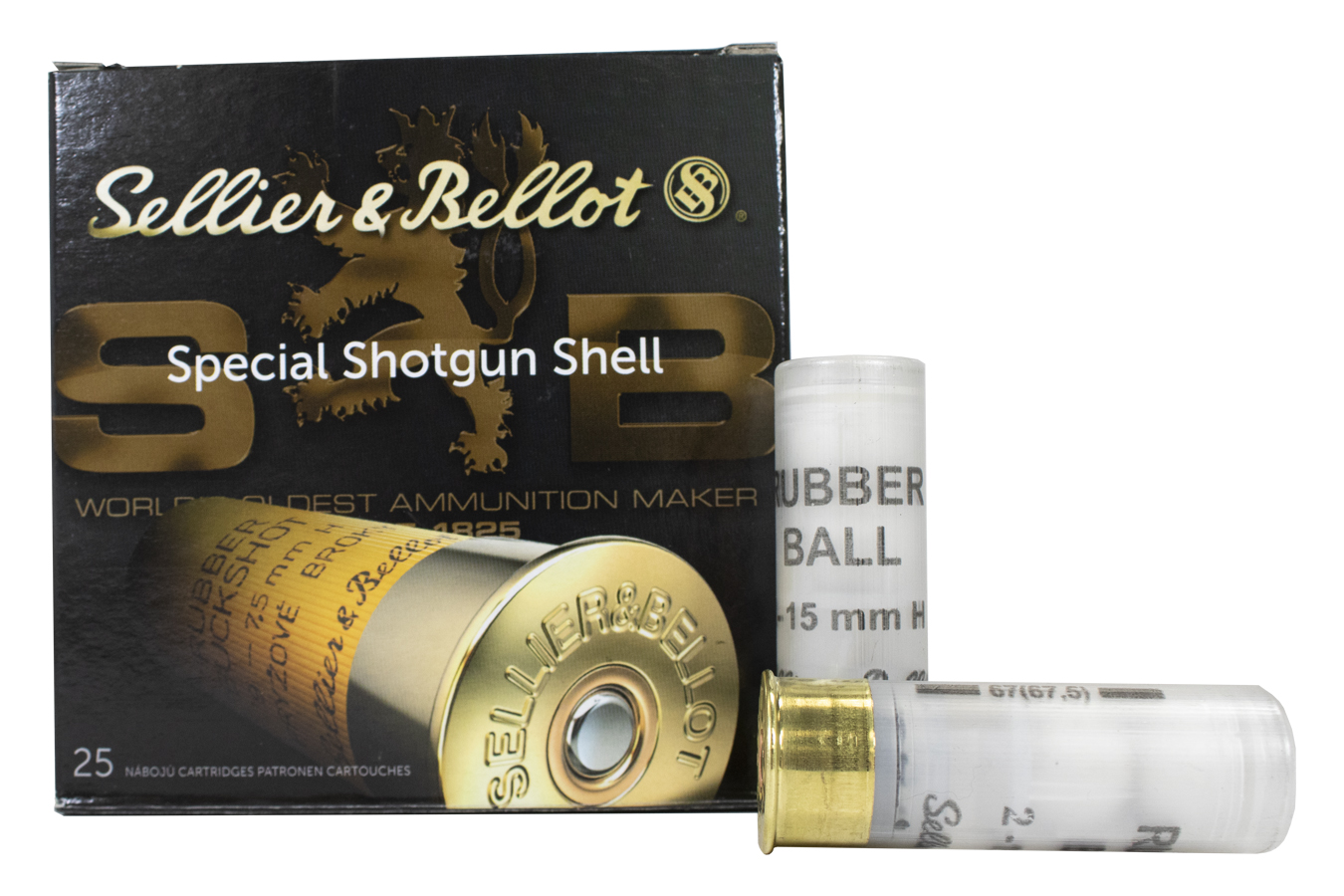 Sellier And Bellot 12 Gauge 2-3/4 in 11/16 oz 17.5mm Shot 25/Box